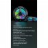 X42 Diameter 10cm Semiconductor Cooler Cooling Fan Fast Charging Magnetic Suction Radiator For Mobile Phone Tablet Iron gray