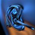 X5 Wireless Earbuds Bass Stereo Sound Earphones With Hanging Earhook Noise Canceling Headset For Running Workout Sports blue