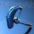 X5 Wireless Earbuds Bass Stereo Sound Earphones With Hanging Earhook Noise Canceling Headset For Running Workout Sports blue
