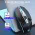 X5 Wireless Gaming Mouse Rechargeable 500mAh Battery Bluetooth 3 0 5 0 2 4G Wireless Optical Mice Adjustable DPI Levels for Laptop PC Mac black