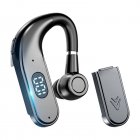 X5 Wireless Single Ear Hook Business Headset Large-capacity Replaceable Battery Led Digital Display Bluetooth-compatible 5.2 Earphone