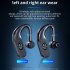 X5 Wireless Single Ear Hook Business Headset Large capacity Replaceable Battery Led Digital Display Bluetooth compatible 5 2 Earphone