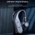 X5 Wireless Single Ear Hook Business Headset Large capacity Replaceable Battery Led Digital Display Bluetooth compatible 5 2 Earphone