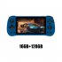 X55 Handheld Game Console 5 5 Inch Screen 4000mah Rechargeable Battery Game Console Blue 16gb 128gb