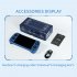 X55 Handheld Game Console 5 5 Inch Screen 4000mah Rechargeable Battery Game Console Blue 16gb 128gb