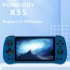 X55 Handheld Game Console 5 5 Inch Screen 4000mah Rechargeable Battery Game Console Black 16gb 64gb
