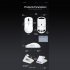 X6 3 Modes Mouse High Precision Mice Portable 2 4G Wireless Connection Mouse RGB Lighting Rechargeable Black
