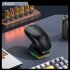 X6 3 Modes Mouse High Precision Mice Portable 2 4G Wireless Connection Mouse RGB Lighting Rechargeable Black