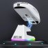 X6 3 Modes Mouse High Precision Mice Portable 2 4G Wireless Connection Mouse RGB Lighting Rechargeable Black