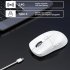 X6 3 Modes Mouse High Precision Mice Portable 2 4G Wireless Connection Mouse RGB Lighting Rechargeable Black