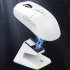 X6 3 Modes Mouse High Precision Mice Portable 2 4G Wireless Connection Mouse RGB Lighting Rechargeable Black