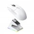 X6 3 Modes Mouse High Precision Mice Portable 2 4G Wireless Connection Mouse RGB Lighting Rechargeable White