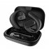 X6 Bluetooth compatible Headset Binaural With Charging Bin Air Conduction Business Stereo Wireless Earbuds black