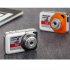 X6 Digital HD Camera Mini Thumb Camera With Keychain Mic Support TF Card DV Cam For Teens Students Kids orange color