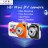 X6 Digital HD Camera Mini Thumb Camera With Keychain Mic Support TF Card DV Cam For Teens Students Kids silver gray