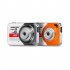 X6 Digital HD Camera Mini Thumb Camera With Keychain Mic Support TF Card DV Cam For Teens Students Kids silver gray