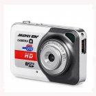 X6 Digital HD Camera Mini Thumb Camera With Keychain Mic Support TF Card DV Cam For Teens Students Kids silver gray