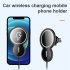 X6 Magnetic Car Wireless  Charger 15w Fast Charging Air Outlet Charger Mount Bracket Black