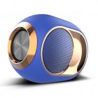 X6 Portable Wireless Speaker Rich Bass Loud 57mm Horn Driver Speaker Stereo Pairing Audio Home Outdoor Speaker blue