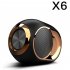 X6 Portable Wireless Speaker Rich Bass Loud 57mm Horn Driver Speaker Stereo Pairing Audio Home Outdoor Speaker blue