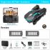 X6 Pro Mini Drone for Beginners 4k HD Camera Wifi Fpv RC Drones 120   Adjustable Lens Foldable 2 Camera 2 Batteries