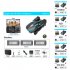 X6 Pro Mini Drone for Beginners 4k HD Camera Wifi Fpv RC Drones 120   Adjustable Lens Foldable 2 Camera 2 Batteries