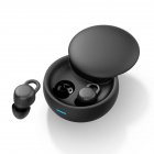 X68 Wireless Earphones Noise Canceling Earbuds In Ear Earbuds Sleeping Headphones With Charging Case For Smart Phones Computer Laptop Tablet PC black