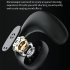 X6pro Air Conduction Headset Digital Display Wireless Bluetooth Earphones with Charging Case Black