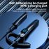 X7 Bluetooth Headset With Replaceable Battery Power Display Voice Control Driving Business Earphone black Three batteries boxed