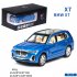 X7 High Simulation 1 24 SUV Sound Light Alloy Car Model Toy for Kids blue