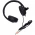 X7 Music Game Headset With Microphone Telescopic Adjustment For Computers With 3 5mm Jack Plug And Play Noise Reduction Earphone black