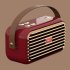 X7 Retro Speakers Outdoor Wireless Speaker With Handle Audio Home Outdoor Stereo Speaker For Home Kitchen Work Travelling black