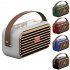 X7 Retro Speakers Outdoor Wireless Speaker With Handle Audio Home Outdoor Stereo Speaker For Home Kitchen Work Travelling black