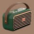 X7 Retro Speakers Outdoor Wireless Speaker With Handle Audio Home Outdoor Stereo Speaker For Home Kitchen Work Travelling green