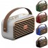 X7 Retro Speakers Outdoor Wireless Speaker With Handle Audio Home Outdoor Stereo Speaker For Home Kitchen Work Travelling green