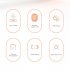 X7 Wireless Mouse 4000DPI 2 4GHz Wireless Mouse Ergonomic Gaming Mouse Silent Click Cordless Mice High Precision Rechargeable Mice Portable Mouse For PC Laptop 