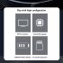 X70 HD Handheld Game Console Double Rocker 7 inch Screen Two player Joystick Retro Games Children Gifts black 32GB