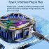 X76 Magnetic Mobile Phone Cooler Fast Cooling Phone Cooler Portable Phone Semiconductor Radiator Mobile Gaming Video Streaming Phone Fan Portable Quieter Coolin
