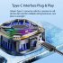 X76 Magnetic Mobile Phone Cooler Fast Cooling Phone Cooler Portable Phone Semiconductor Radiator Mobile Gaming Video Streaming Phone Fan Portable Quieter Coolin