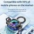 X76 Magnetic Mobile Phone Cooler Fast Cooling Phone Cooler Portable Phone Semiconductor Radiator Mobile Gaming Video Streaming Phone Fan Portable Quieter Coolin