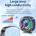 X76 Magnetic Mobile Phone Cooler Fast Cooling Phone Cooler Portable Phone Semiconductor Radiator Mobile Gaming Video Streaming Phone Fan Portable Quieter Coolin