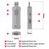 X8 Keyword Mouse Adapter Plug Play Video Games Accessories Keyboard Mouse Converter Compatible For Android System Single converter X8