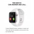 X8 Smart Watch Bluetooth compatible Calling Touch screen Heart Rate Blood Pressure Monitoring Waterproof Music Sports Bracelet White