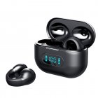 X8 Wireless Ear Clip Air Conduction Headphones Open Ear Headphones HD Sound Earphones For Running Cycling Workouts black