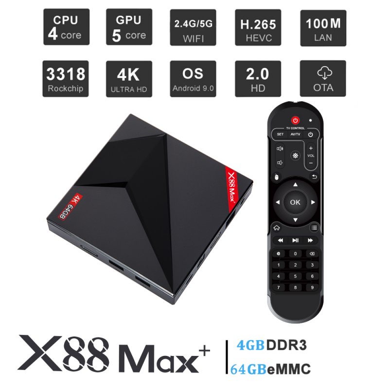 X88 MAX+ TV Box