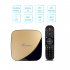 X88 PRO Android 9 0 TV Box Rockchip RK3318 4 Core 2 4G 5G Wifi 4K HDR Set Top Box USB 3 0 Support 3D Movie Gold EU plug