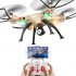 X8HW quad copter from SYMA uses 6 Axis flight control system  comes with a 2 4Ghz 4Channle remote and is perfect for FPV photography with its 1 0MP HD Camera