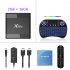 X96 4K Smart TV Set Up Box Air Android 9 0 HD Network Amlogic S905x3 black 4GB   32GB with G10 voice remote control