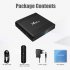 X96 4K Smart TV Set Up Box Air Android 9 0 HD Network Amlogic S905x3 black 4GB   32GB with G10 voice remote control
