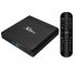 X96 4K Smart TV Set Up Box Air Android 9 0 HD Network Amlogic S905x3 black 4GB   64GB with G10 voice remote control